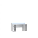 Casa si Gradina - Mobilier - Mese si birouri - Birouri - Birou Race Led, 160 x 91 x 72 cm, nuanta alb - Infinity.ro