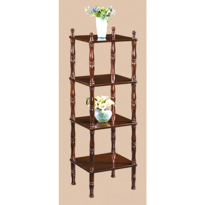 Casa si Gradina - Mobilier - Biblioteci si rafturi - Rafturi - Raft Berry, 40 x 117 x 34 cm, 4 polite, nuanta maro - Infinity.ro