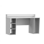 Casa si Gradina - Mobilier - Mese si birouri - Birouri - Birou Race Led, 160 x 91 x 72 cm, nuanta alb - Infinity.ro