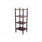 Casa si Gradina - Mobilier - Biblioteci si rafturi - Rafturi - Raft Berry, 40 x 117 x 34 cm, 4 polite, nuanta maro - Infinity.ro