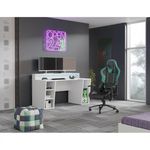 Casa si Gradina - Mobilier - Mese si birouri - Birouri - Birou Race Led, 160 x 91 x 72 cm, nuanta alb - Infinity.ro