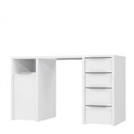 Casa si Gradina - Mobilier - Mese si birouri - Birouri - Birou Safari, 125 x 75 x 50 cm, nuanta alb - Infinity.ro