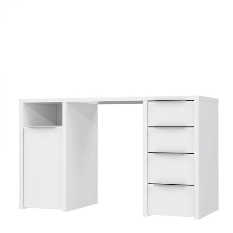 Casa si Gradina - Mobilier - Mese si birouri - Birouri - Birou Safari, 125 x 75 x 50 cm, nuanta alb - Infinity.ro