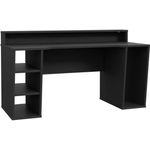 Casa si Gradina - Mobilier - Mese si birouri - Birouri - Birou Race Led, 160 x 91 x 72 cm, nuanta negru - Infinity.ro