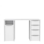 Casa si Gradina - Mobilier - Mese si birouri - Birouri - Birou Safari, 125 x 75 x 50 cm, nuanta alb - Infinity.ro
