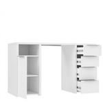 Casa si Gradina - Mobilier - Mese si birouri - Birouri - Birou Safari, 125 x 75 x 50 cm, nuanta alb - Infinity.ro