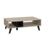 Casa si Gradina - Mobilier - Mese si birouri - Masute de cafea - Masuta Lora, 110 x 35 x 65 cm, nuanta sonoma/negru - Infinity.ro