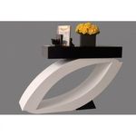 Casa si Gradina - Mobilier - Comode si corpuri - Console - Consola Oscar, 140 x 82 x 40 cm, FA092, nuanta alb/negru - Infinity.ro