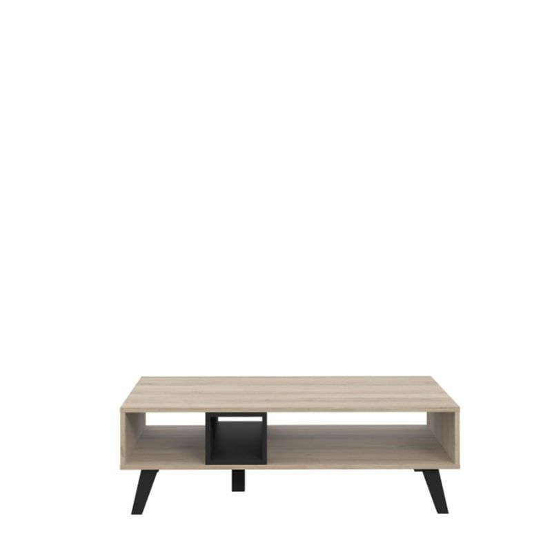 Casa si Gradina - Mobilier - Mese si birouri - Masute de cafea - Masuta Lora, 110 x 35 x 65 cm, nuanta sonoma/negru - Infinity.ro