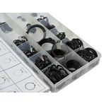 Casa si Gradina - Constructii - Scule de mana si unelte - Seturi scule - Set inele de siguranta Seeger, 300 piese, Geko G02802 - Infinity.ro