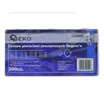 Casa si Gradina - Constructii - Scule de mana si unelte - Seturi scule - Set inele de siguranta Seeger, 300 piese, Geko G02802 - Infinity.ro