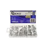 Casa si Gradina - Constructii - Scule de mana si unelte - Seturi scule - Set de piulite din aluminiu, 150 bucati, GEKO G02911 - Infinity.ro