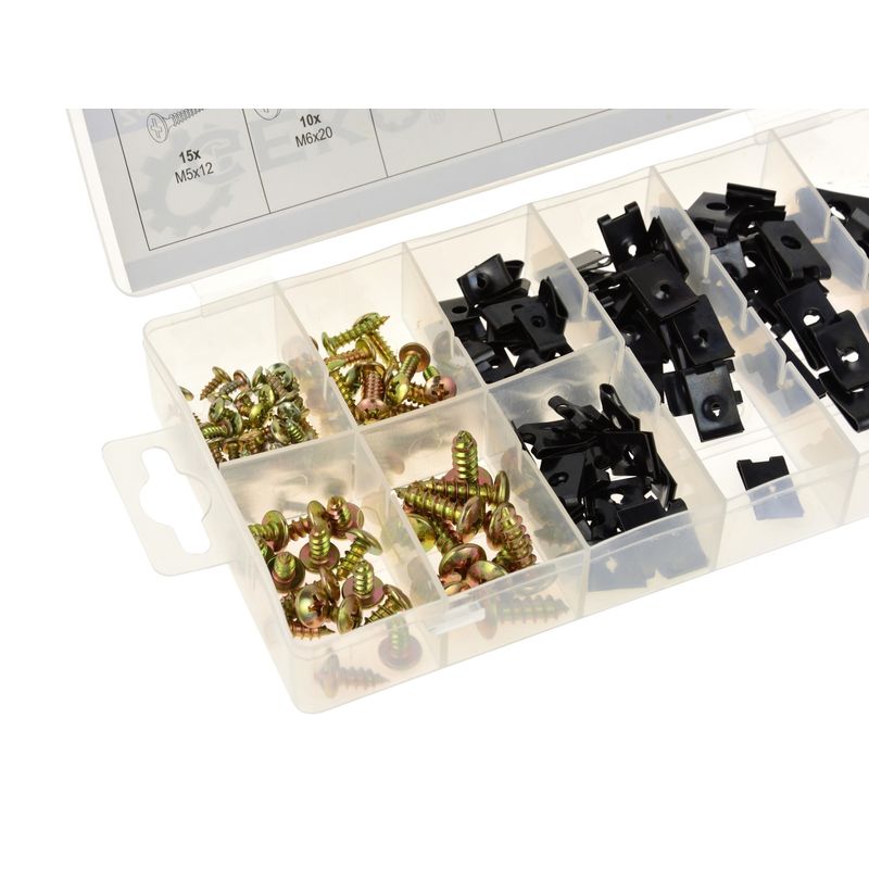 Casa si Gradina - Constructii - Scule de mana si unelte - Seturi scule - Set accesorii pentru caroserie, 170 bucati, GEKO G02923 - Infinity.ro