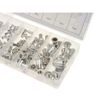 Casa si Gradina - Constructii - Scule de mana si unelte - Seturi scule - Set de piulite din aluminiu, 150 bucati, GEKO G02911 - Infinity.ro