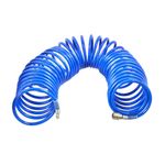 Casa si Gradina - Electrice - Echipamente electrice - Accesorii compresoare - Furtun pneumatic spiralat + cuplare rapida PU 8x12mm 15m, GEKO G01161 - Infinity.ro