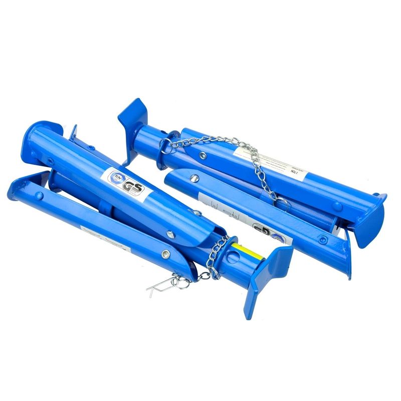 Auto si Moto - Reparatii si depanare - Scule auto - Echipamente de ridicare si sprijin - Set 2 suporturi pentru autovehicule 2T  270-365mm, GEKO G02158 - Infinity.ro