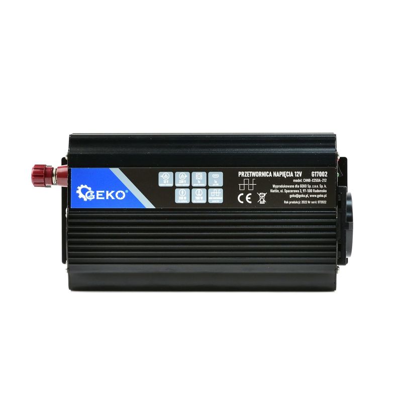Auto si Moto - Reparatii si depanare - Invertoare auto - Convertor de tensiune 12V/230V 350/700W, Geko G17002 - Infinity.ro