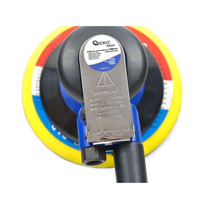 Casa si Gradina/Constructii/Scule electrice si accesorii/Slefuitoare - Slefuitor pneumatic 6.3bar 152mm cu sac pentru praf, Geko G03141 - Infinity.ro