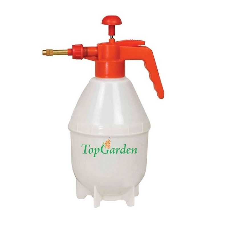 Casa si Gradina - Gradinarit si plante - Instalatii si accesorii pentru irigatii - Aparate pentru stropit gradina - Pompa cu presiune pentru stropit 1.5L duza alama, Topgarden 380301 - Infinity.ro
