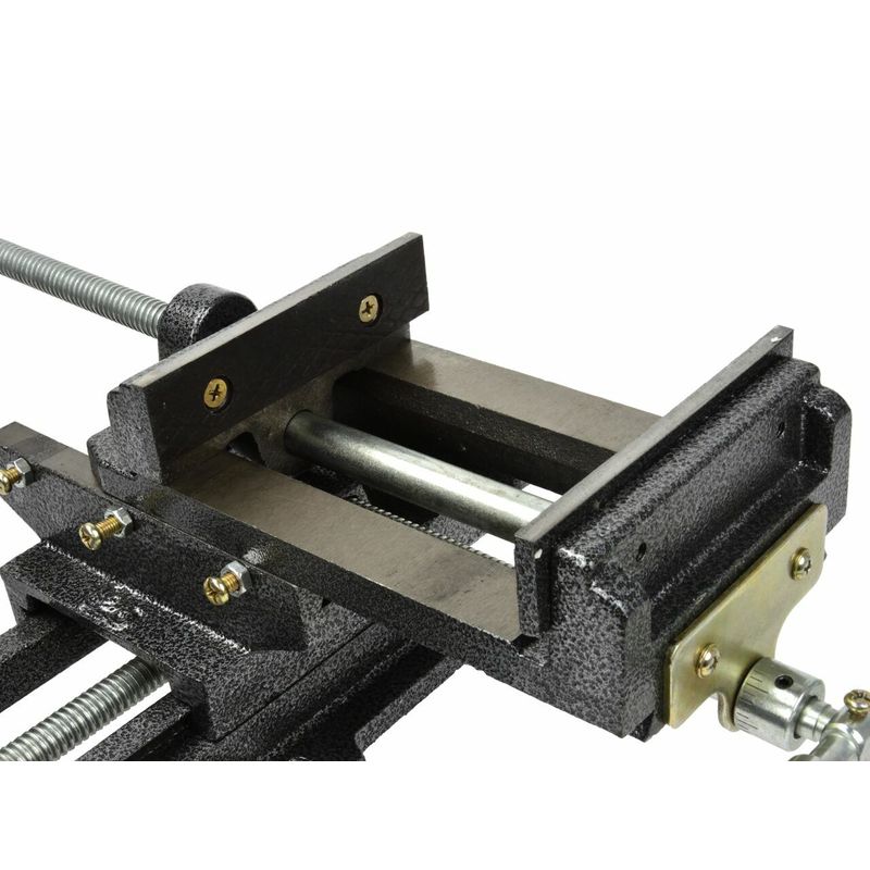 Casa si Gradina - Constructii - Scule electrice si accesorii - Menghine si cleme fixare - Menghina de banc cu dublu ax 125mm, GEKO G01028 - Infinity.ro