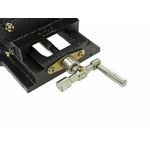 Casa si Gradina - Constructii - Scule electrice si accesorii - Menghine si cleme fixare - Menghina de banc cu dublu ax 125mm, GEKO G01028 - Infinity.ro