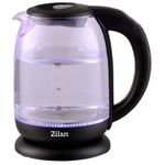 Electronice si Electrocasnice - Electrocasnice bucatarie - Preparare bauturi - Fierbatoare de apa - Fierbator Apa ZILAN ZLN-3956, 2200W, 1.7L, Control Temperatura, Iluminare LED, Sticla - Infinity.ro