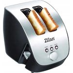 Electronice si Electrocasnice - Electrocasnice bucatarie - Preparare paine - Prajitoare de paine - Prajitor de Paine ZILAN ZLN-2690,negru/inox 1000W, 6 nivele de rumenire - Infinity.ro