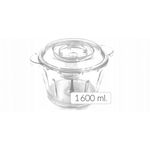 Electronice si Electrocasnice - Electrocasnice bucatarie - Mixere, tocatoare & roboti de bucatarie - Blendere si mini tocatoare - Tocator legume-fructe ZILAN ZLN-3888, Putere 300W, Vas din sticla 1.6L, 4 lame inox, 2 trepte de viteza - Infinity.ro