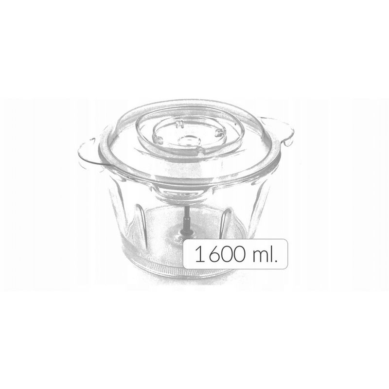 Electronice si Electrocasnice - Electrocasnice bucatarie - Mixere, tocatoare & roboti de bucatarie - Blendere si mini tocatoare - Tocator legume-fructe ZILAN ZLN-3888, Putere 300W, Vas din sticla 1.6L, 4 lame inox, 2 trepte de viteza - Infinity.ro