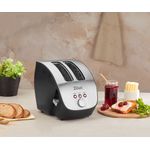 Electronice si Electrocasnice - Electrocasnice bucatarie - Preparare paine - Prajitoare de paine - Prajitor de Paine ZILAN ZLN-2690,negru/inox 1000W, 6 nivele de rumenire - Infinity.ro
