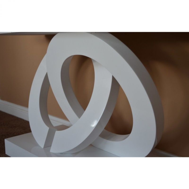 Casa si Gradina - Mobilier - Comode si corpuri - Console - Consola Oscar 140x81x40 cm FA03 Nuanta Alb - Infinity.ro