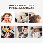 Ingrijire personala si Cosmetice - Aparate & accesorii ingrijire personala - Hair styling - Uscatoare de par - Uscator de par Profesional 7 in 1 ATOMKIT, Set Wrap Air Styler 110000 RPM, IONIZARE, salon personal,  Alb cu diamante - Infinity.ro