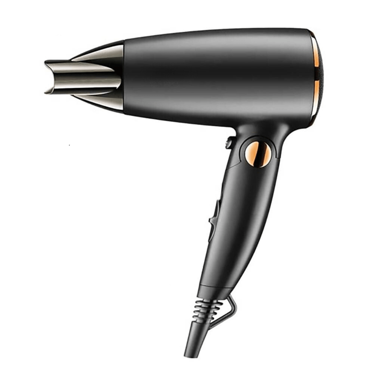 Uscator de par profesional cu ionizare, Model V-439, Putere 1600W, 2 duze de uscare, 2 trepte de uscare, Negru