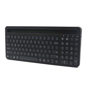Tastatura wireless 2.4Ghz , ATOMKIT, conectivitate duala, baterie incorporata, sensibilitate tactila ridicata, Negru