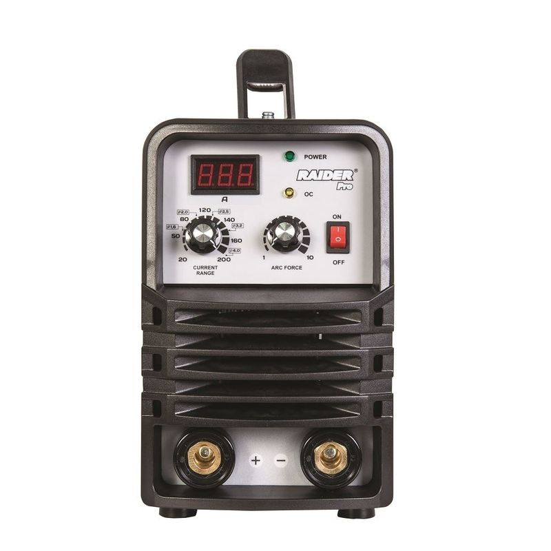 Casa si Gradina/Constructii/Scule electrice si accesorii/Aparate de sudura - Invertor de sudura RDP-IW23 Arc Force + display 200A, Raider 077208 - Infinity.ro