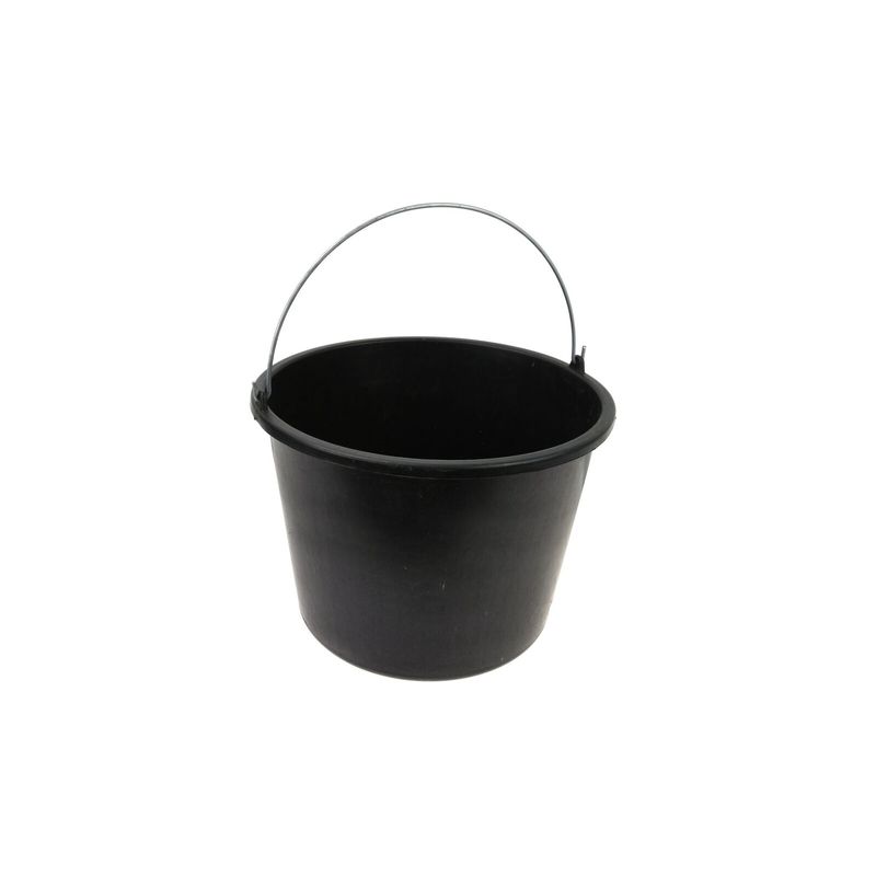 Casa si Gradina - Constructii - Vopsea si tencuieli - Accesorii vopsire si tencuire - Galeata pentru mortar 16L, culoare neagra, Geko G66101 - Infinity.ro