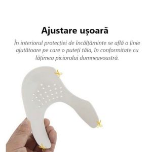Protectie anti-cute pentru incaltaminte, marime 37-41, alb