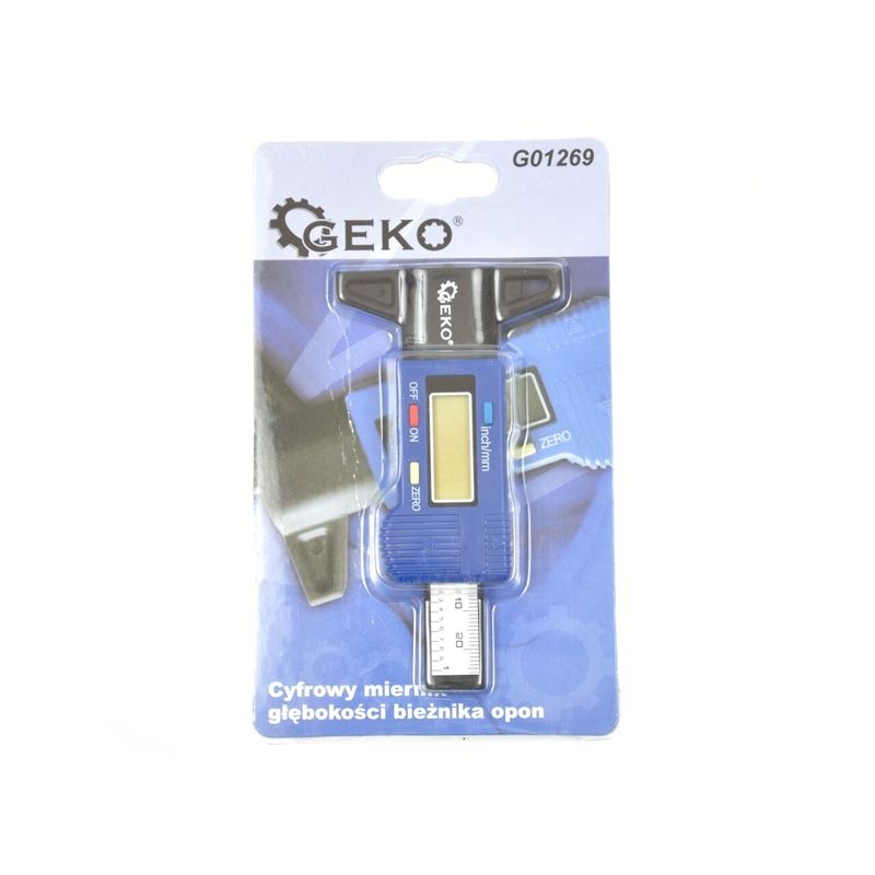 Auto si Moto - Reparatii si depanare - Scule auto - Scule si truse auto - Indicator digital de adancime pentru anvelope, Geko G01269 - Infinity.ro