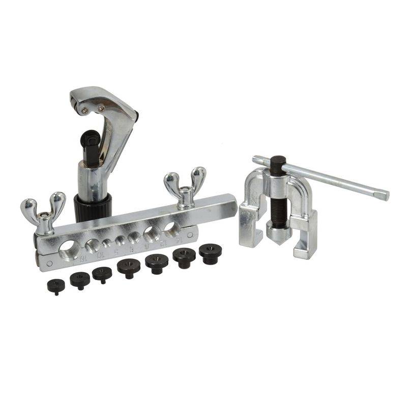 Auto si Moto - Reparatii si depanare - Scule auto - Scule si truse auto - Set pentru realizarea conductelor de frana si combustibil, Geko G02722 - Infinity.ro