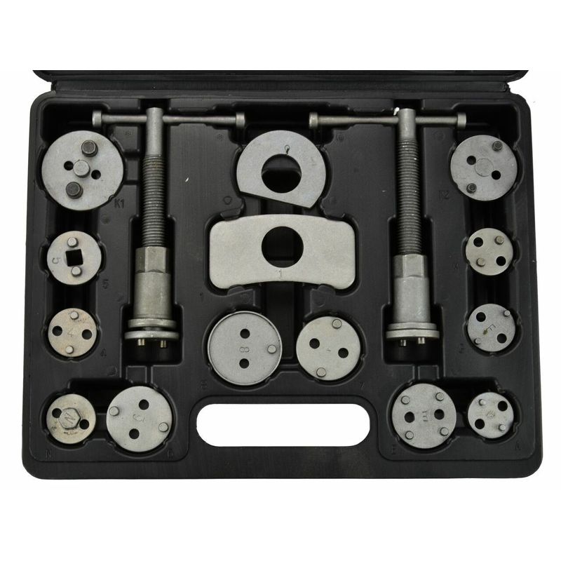 Auto si Moto - Reparatii si depanare - Scule auto - Scule si truse auto - Trusa etrieri pentru pistonase de frana 21 piese, GEKO G02541 - Infinity.ro