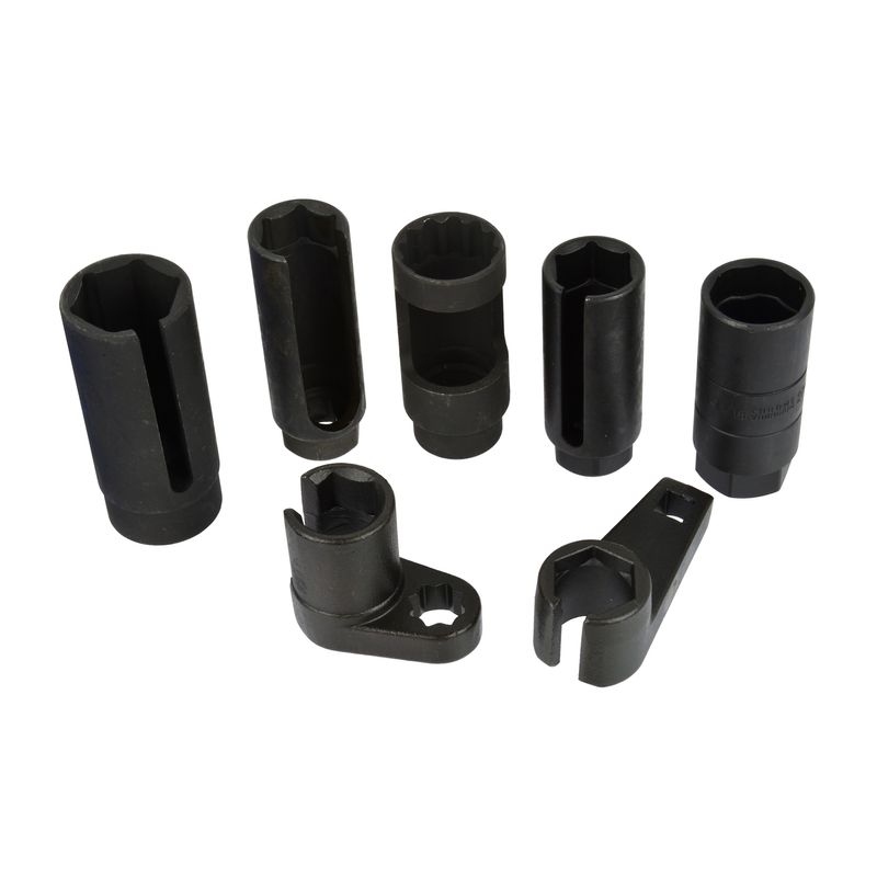 Auto si Moto - Reparatii si depanare - Scule auto - Scule si truse auto - Set inelare pentru sonda lambda si injectoare, 7 piese, Geko G02687 - Infinity.ro