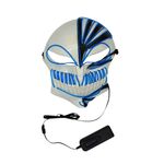 Casa si Gradina - Decoratiuni - Decoratiuni petrecere - Masti si costume carnaval - Masca Halloween craniu cu led albastru - Infinity.ro