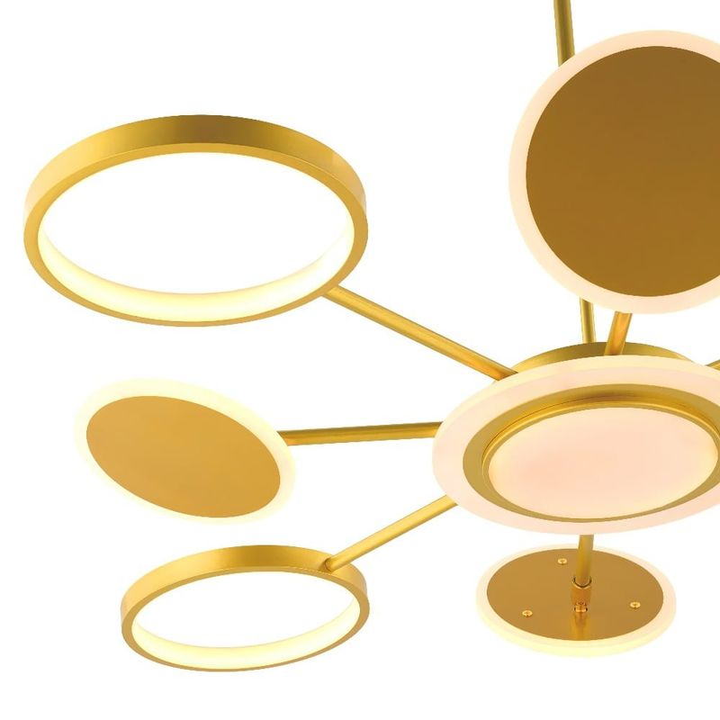 Casa si Gradina - Corpuri si surse de iluminat - Lustre si pendule - Candelabru Inspir, LuminiLux, Gold, 120 × 120 × 40 cm, Cupru - Infinity.ro