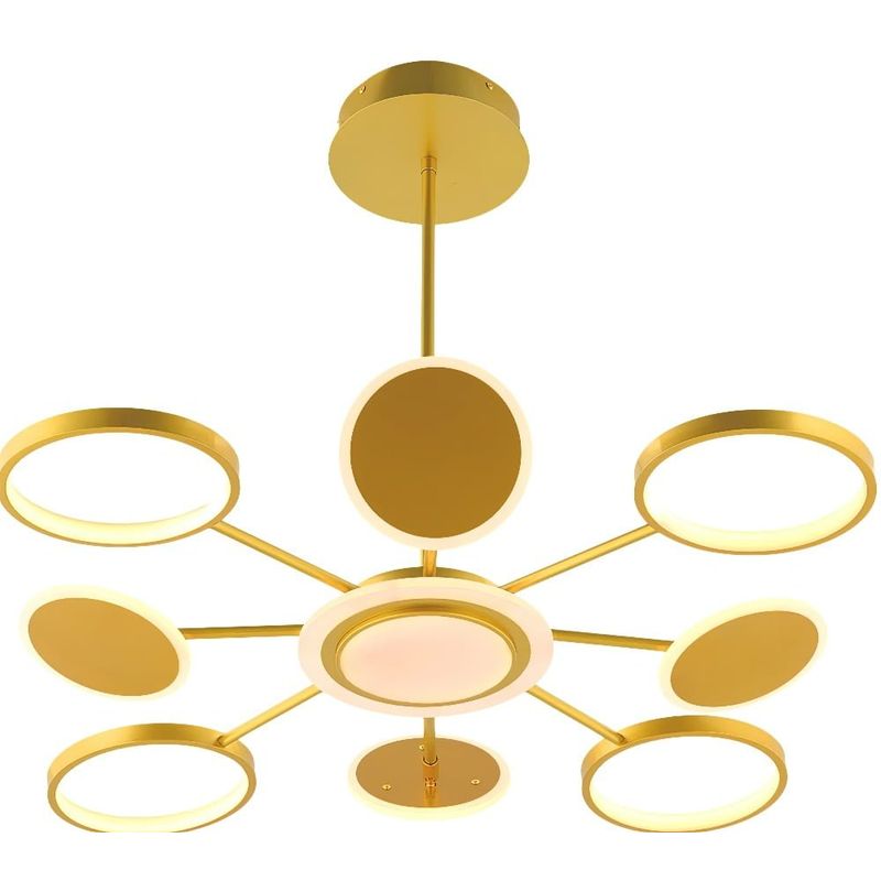 Casa si Gradina - Corpuri si surse de iluminat - Lustre si pendule - Candelabru Inspir, LuminiLux, Gold, 120 × 120 × 40 cm, Cupru - Infinity.ro