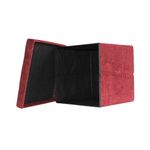 Casa si Gradina - Mobilier - Scaune si fotolii - Tabureti - Taburet cu spatiu depozitare 38x38x38 cm reiat grena - Infinity.ro