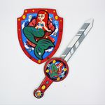 Jucarii, Copii si Bebe - Jucarii si jocuri - Jucarii de rol - Arme de jucarie - Sabie si scut Animal Armouriez sirena - Infinity.ro