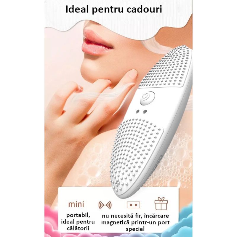 Ingrijire personala si Cosmetice - Aparate & accesorii ingrijire personala - Aparate cosmetice - Aparate intretinere si ingrijire corporala - Dispozitiv facial cu ultrasunete, multifunctional, curatare, tonifiere faciala, anti-imbatranire, anti-rid, 2 suprafete - Infinity.ro