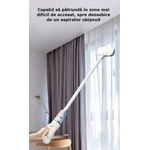 Auto si Moto - Intretinere auto - Aspiratoare auto - Aspirator auto sau de uz casnic, cu putere de aspiratie, portabil, fara fir, cu accesorii, 120W, 12000 Pa, 6000 mAh, alb - Infinity.ro