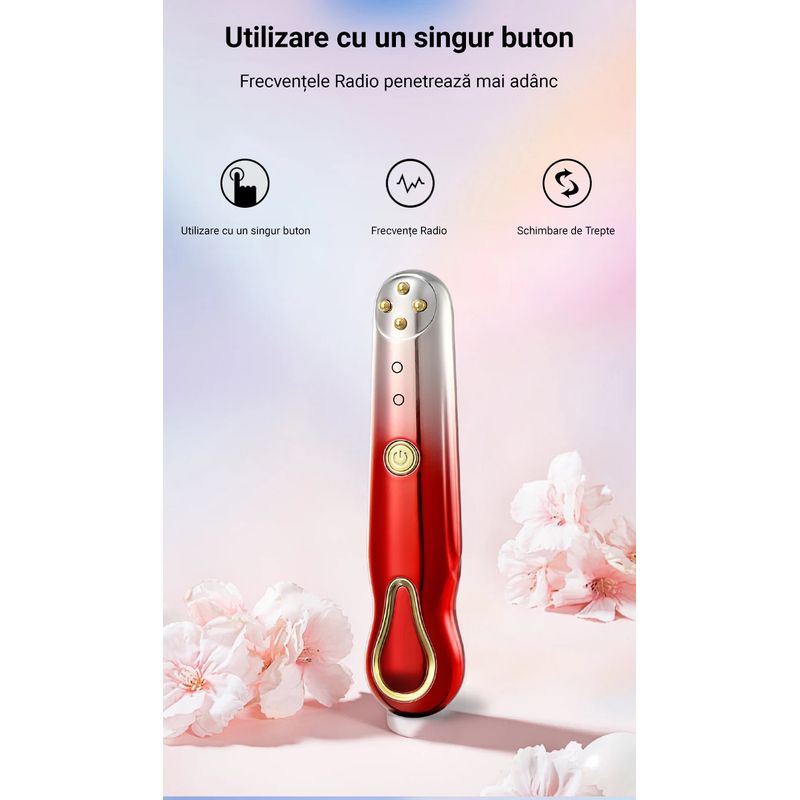 Ingrijire personala si Cosmetice - Aparate & accesorii ingrijire personala - Aparate cosmetice - Aparate intretinere si ingrijire corporala - Aparat pentru hidratarea, eliminarea ridurilor, ingrijirea tenului, gatului, anti-imbatranire, EMS, incalzire, masaj - Infinity.ro