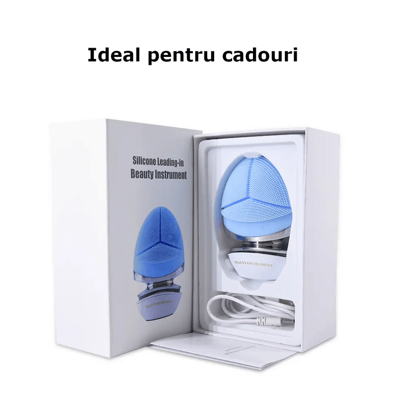 Ingrijire personala si Cosmetice - Aparate & accesorii ingrijire personala - Aparate cosmetice - Aparate intretinere si ingrijire corporala - Dispozitiv facial ultrasonic Premium, tonifiere faciala, ingrijirea tenului, anti-acnee,  anti-rid, EMS, fotoni, masaj - Infinity.ro